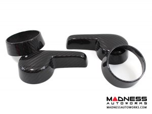 Alfa Romeo 4C Seat Adjustment Covers - Carbon Fiber Alfa Romeo 4C Seat Adjustment Covers - Carbon Fiber